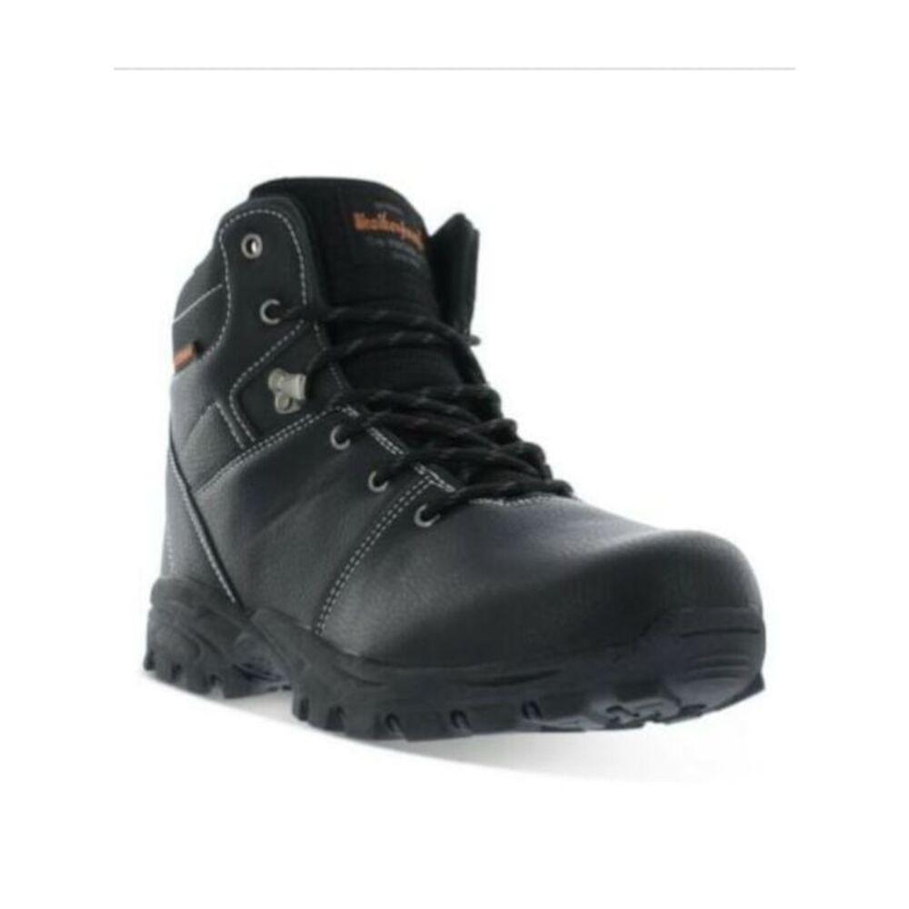 WEATHERPROOF VINTAGE Mens Black Mixed Media Jeremiah Round Toe Hiking Boots 12 M